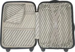 SB Travelbags Handbagage Koffer 55cm 4 Wielen Trolley - Blauw -Bagage Kortingen Winkel 1200x833