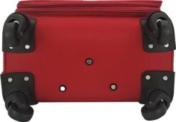 SB Travelbags Bagage Stoffen Koffer 75cm 4 Wielen Trolley - Rood -Bagage Kortingen Winkel 1200x837 3