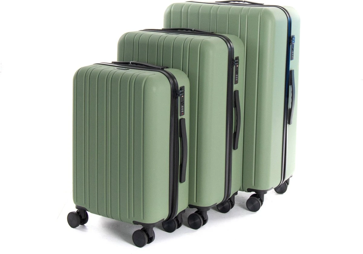 AttitudeZ Azur Handbagage Olijfgroen 55cm - TSA-slot 6 AttitudeZ Azur Handbagage Olijfgroen 55cm - TSA-slot - Afbeelding 4