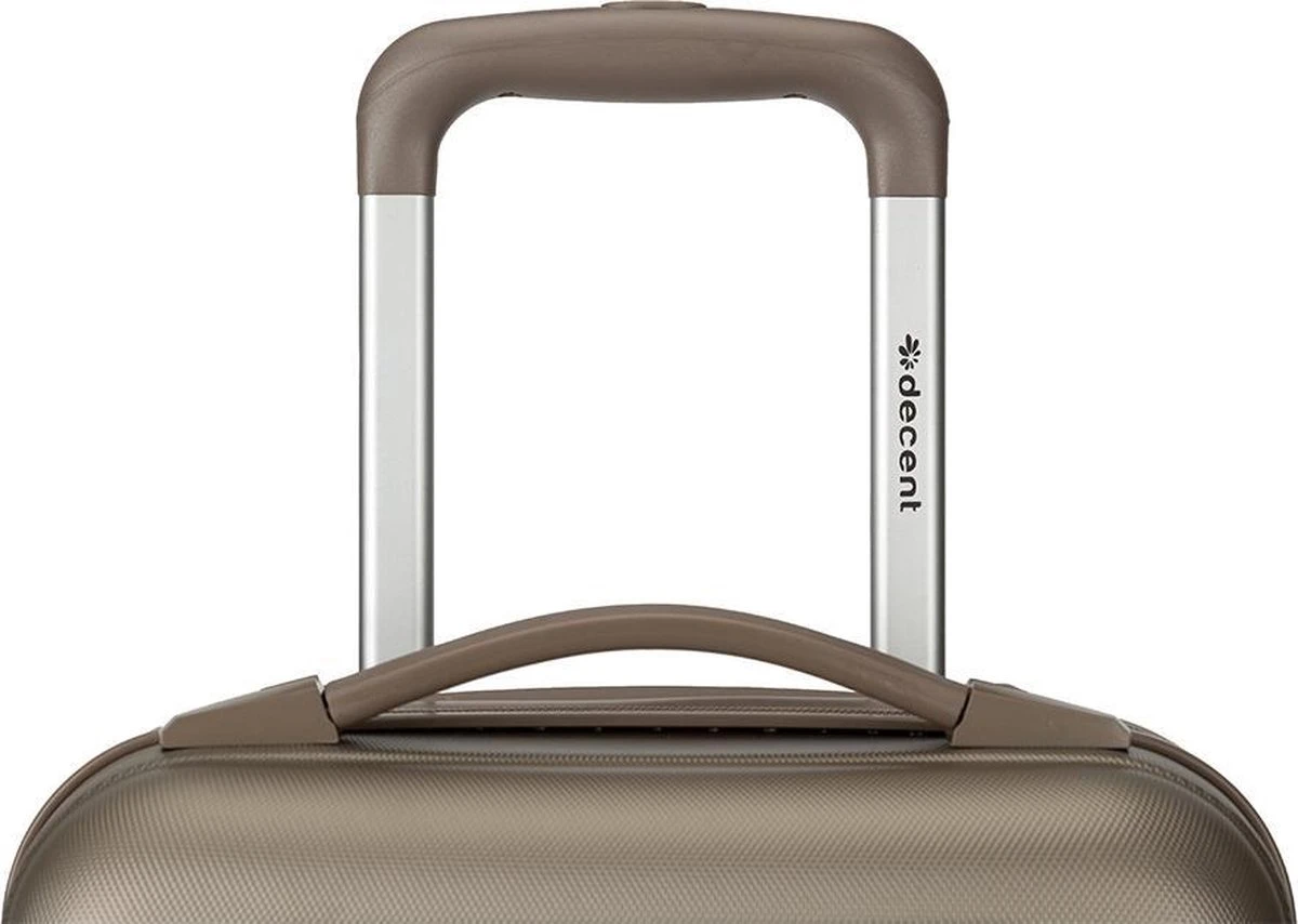 Decent Handbagage Koffer / Trolley / Reiskoffer - 42 Cm - 24 Liter - ABS - Maxi Air - Champagne 10 Decent Handbagage Koffer / Trolley / Reiskoffer - 42 Cm - 24 Liter - ABS - Maxi Air - Champagne - Afbeelding 8