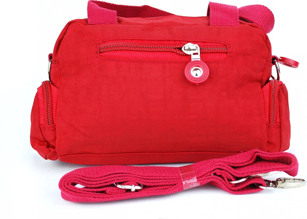 Starbag Reistas Crinkle-nylon Unisex Rood -(014-36) -kleine Tas - 5 Starbag Reistas Crinkle-nylon Unisex Rood -(014-36) -kleine Tas - - Afbeelding 3