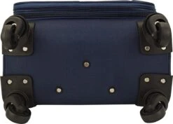 SB Travelbags Bagage Stoffen Koffer 75cm 4 Wielen Trolley - Blauw -Bagage Kortingen Winkel 1200x859 1