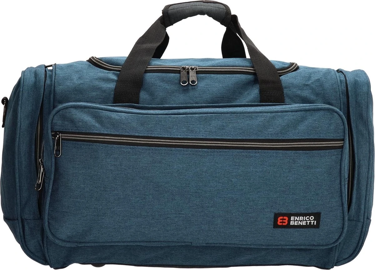 Enrico Benetti Montevideo 35314 Reistas/sporttas S - Jeans Blauw 3 Enrico Benetti Montevideo 35314 Reistas/sporttas S - Jeans Blauw