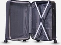 ©TROLLEYZ - Bali No.22 - Trolley - 55cm Met TSA Slot - Dubbele Wielen - 360° Spinners - 100% ABS - Handbagage Koffer In Night Black 14 ©TROLLEYZ - Bali No.22 - Trolley - 55cm Met TSA Slot - Dubbele Wielen - 360° Spinners - 100% ABS - Handbagage Koffer In Night Black -Bagage Kortingen Winkel 1200x878