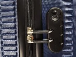 SB Travelbags Handbagage Koffer 55cm 4 Wielen Trolley - Blauw -Bagage Kortingen Winkel 1200x898