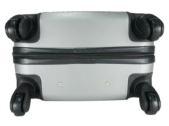 Handbagage Koffer 51cm 4 Wielen Trolley - Zilver -Bagage Kortingen Winkel 1200x899 5