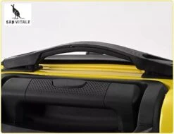 San Vitale® - Lichtgewicht Reis Koffer - Trolley - Handbagage - Leeuw - Geel -Bagage Kortingen Winkel 1200x923 1