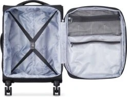 Delsey Optimax Lite Handbagage Koffer 55cm - Zwart -Bagage Kortingen Winkel 1200x924