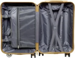 Monopol - Brisbane - Handbagage + BEATYCASE! - 100% Polycarbonaat - Antraciet - Maat XS / 25 Liter + 18 Liter -Bagage Kortingen Winkel 1200x926