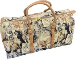 Leonardo Weekendtas Cats 50Liter Limited Edition - Reistas - 50x30x30 - Duffelbag Poes Kittens -Bagage Kortingen Winkel 1200x927 3