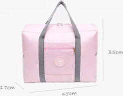 Merkloos TDR-Draagbare Opvouwbare Opbergtas -Handbagage Reistas-Weekendtas- Roze 19 Merkloos TDR-Draagbare Opvouwbare Opbergtas -Handbagage Reistas-Weekendtas- Roze -Bagage Kortingen Winkel 1200x933
