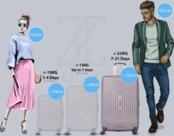 ©TROLLEYZ - Florence No.7 - Reiskoffer 78cm Met TSA Slot - Dubbele Wielen - 360° Spinners - 100% ABS - Reiskoffer In Cloudy Grey -Bagage Kortingen Winkel 1200x940 10