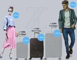 ©TROLLEYZ Florence No.7 - Reiskoffer 69 Cm - Night Black -Bagage Kortingen Winkel 1200x940 4