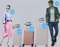 ©TROLLEYZ - Bali No.22 - Reiskoffer 69cm Met TSA Slot - Dubbele Wielen - 360° Spinners - 100% ABS - Reiskoffer In Cosmopolitan Pink -Bagage Kortingen Winkel 1200x940 9