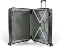 ©TROLLEYZ - Amsterdam No.9 - Reiskoffer 78cm Met TSA Slot - Dubbele Wielen - 360° Spinners - 100% ABS - Reiskoffer In Night Black 13 ©TROLLEYZ - Amsterdam No.9 - Reiskoffer 78cm Met TSA Slot - Dubbele Wielen - 360° Spinners - 100% ABS - Reiskoffer In Night Black -Bagage Kortingen Winkel 1200x941 6