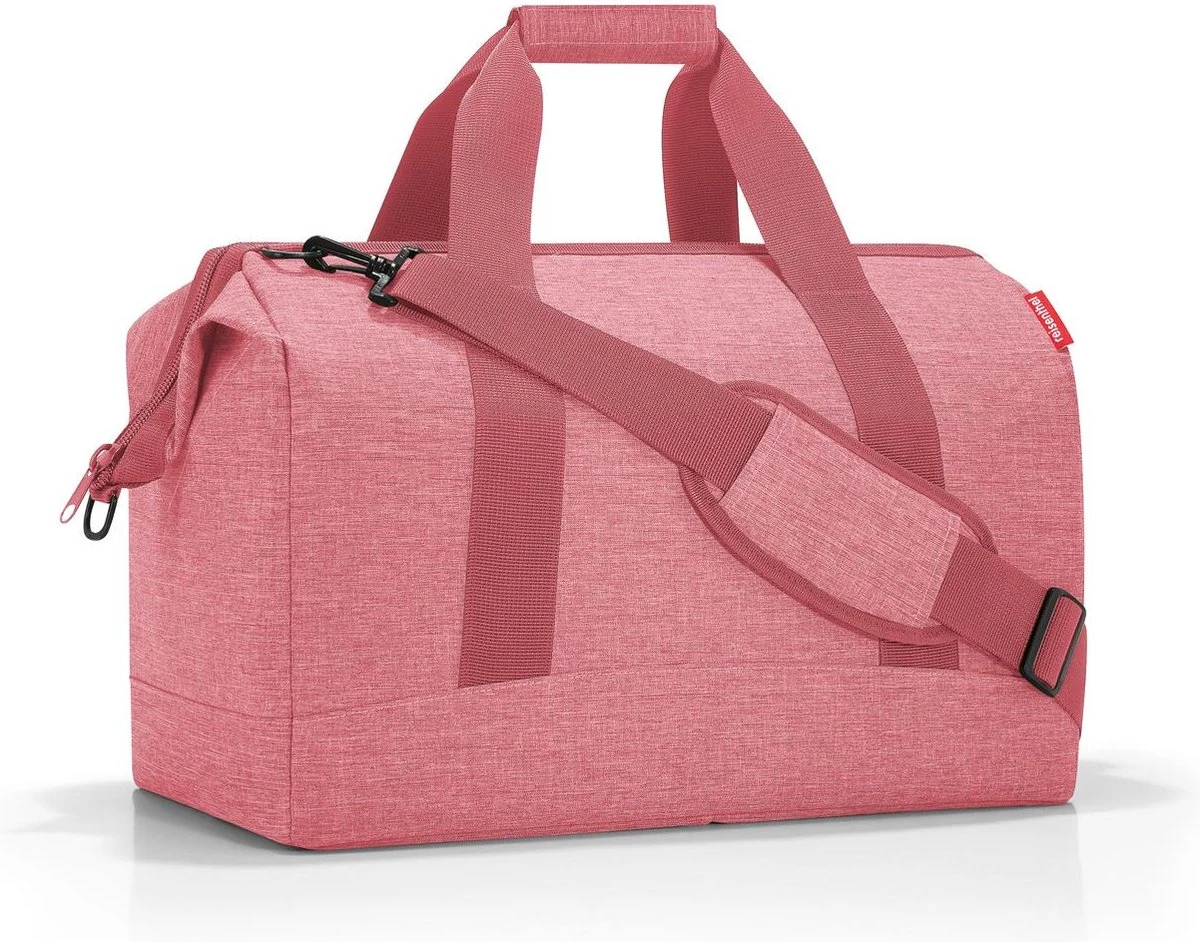 Reisenthel Allrounder L Reistas Sporttas - 30L - Twist Berry Roze 3 Reisenthel Allrounder L Reistas Sporttas - 30L - Twist Berry Roze - Afbeelding 2