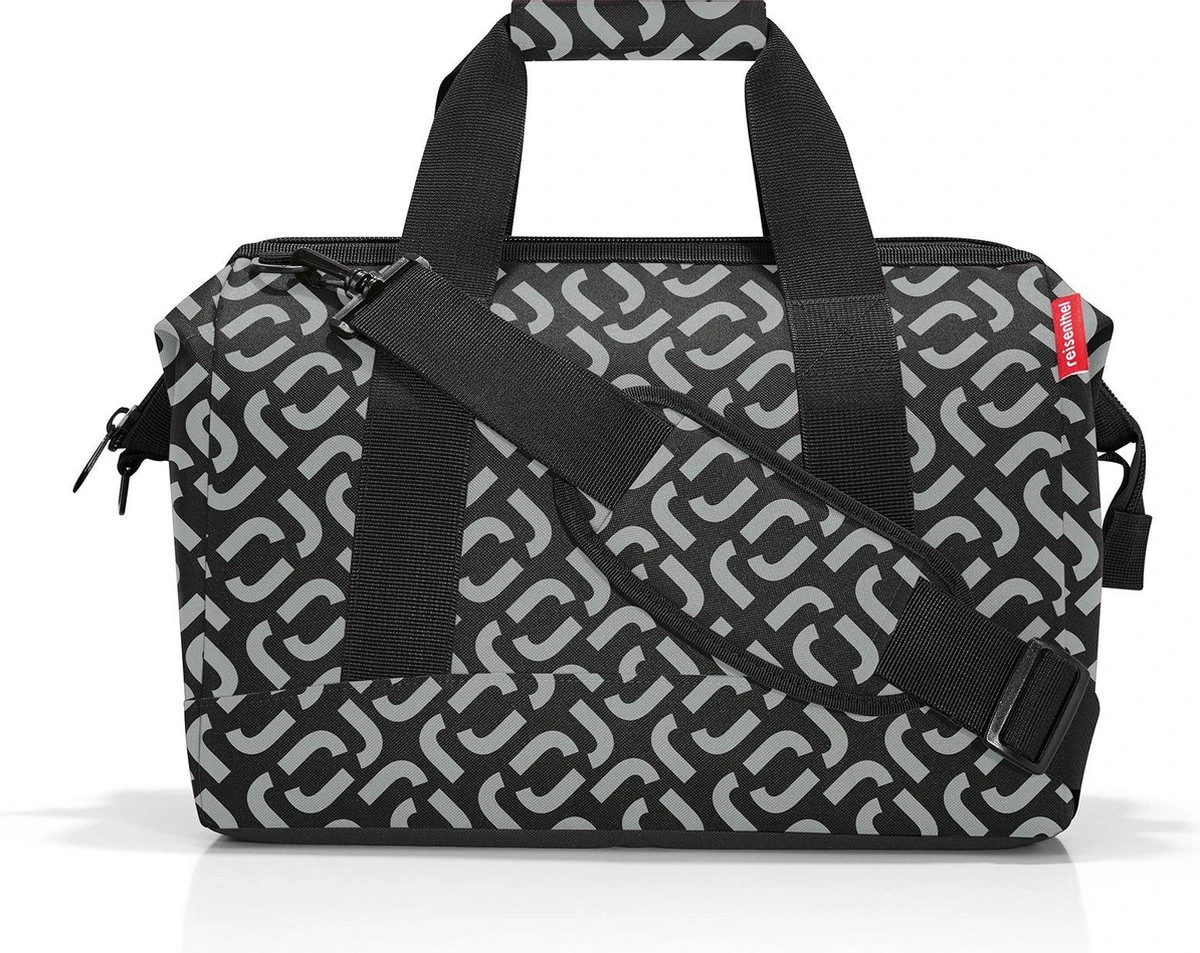 Reisenthel Allrounder M Reistas Sporttas - 18L - Signature Black Zwart 3 Reisenthel Allrounder M Reistas Sporttas - 18L - Signature Black Zwart