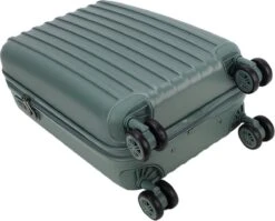 Decent Handbagage Koffer / Trolley / Reiskoffer - 55 Cm - 38 Liter - ABS - Tranporto - Groen -Bagage Kortingen Winkel 1200x965