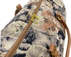 Leonardo Weekendtas Cats 50Liter Limited Edition - Reistas - 50x30x30 - Duffelbag Poes Kittens -Bagage Kortingen Winkel 1200x973 2