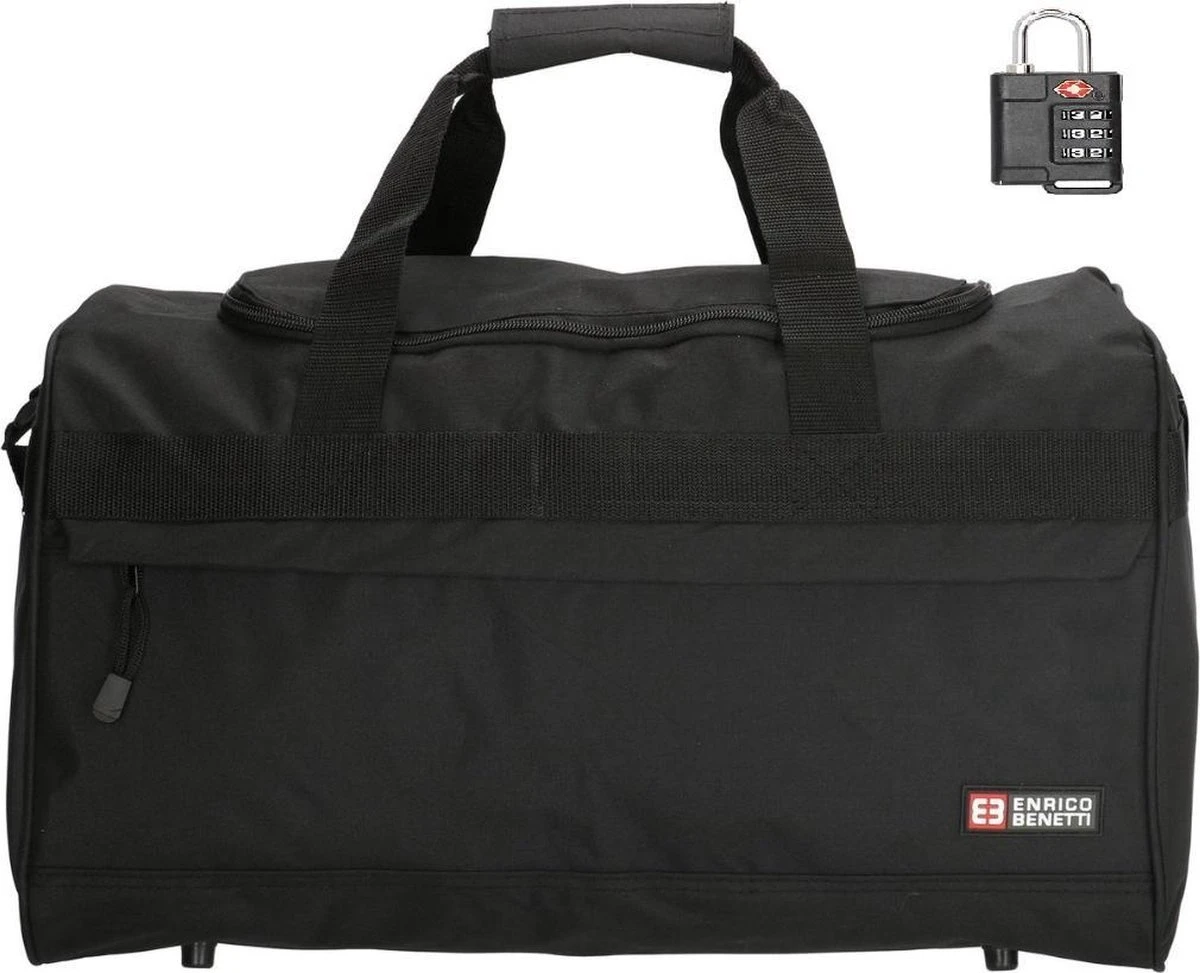 Enrico Benetti - Weekendtas - Weekendtas Dames - Reistas Zwart - Reistas Heren - Sporttas Zwart 3 Enrico Benetti - Weekendtas - Weekendtas Dames - Reistas Zwart - Reistas Heren - Sporttas Zwart