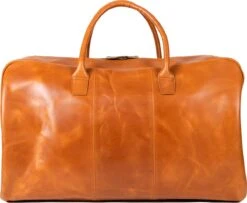 NEGOTIA Delta - Leren Weekendtas - Leren Reistas - Duffel Bag - 100% Luxe Top-Grain Leer - Bruin -Bagage Kortingen Winkel 1200x986 1
