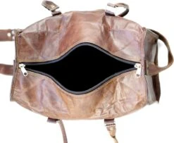 Duffeltas Weekendtas 50 X 24 X 24 Cm - Echte Leder - Cognac Bruin Leder – Reistas - Sporttas 17 Duffeltas Weekendtas 50 X 24 X 24 Cm - Echte Leder - Cognac Bruin Leder – Reistas - Sporttas -Bagage Kortingen Winkel 1200x987 1