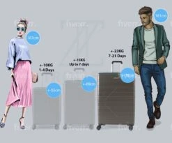 ©TROLLEYZ - Amsterdam No.9 - Reiskoffer 78cm Met TSA Slot - Dubbele Wielen - 360° Spinners - 100% ABS - Reiskoffer In Cloudy Grey -Bagage Kortingen Winkel 1200x997 7