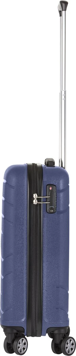 TravelZ Big Bars Handbagagekoffer 55cm Met TSA-slot - Ultrasterk - Blauw 6 TravelZ Big Bars Handbagagekoffer 55cm Met TSA-slot - Ultrasterk - Blauw - Afbeelding 4