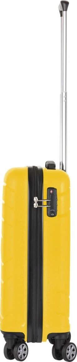 TravelZ Big Bars Handbagagekoffer 55cm Met TSA-slot - Ultrasterk - Geel -Bagage Kortingen Winkel 257x1200