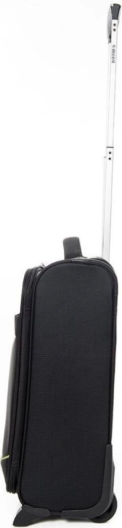 Decent Handbagage Koffer / Trolley / Reiskoffer - 50 Cm - 35 Liter - Polyester - Super-Light - Zwart -Bagage Kortingen Winkel 277x1200