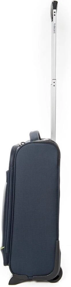 Decent Handbagage Koffer / Trolley / Reiskoffer - 50 Cm - 35 Liter - Polyester - Super-Light - Blauw -Bagage Kortingen Winkel 297x1200