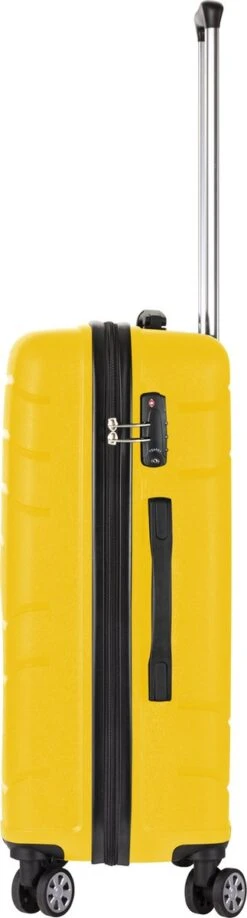 TravelZ Big Bars Reiskoffer 68 Cm Met Dubbele Wielen - Trolley Koffer Met TSA-slot - Geel 13 TravelZ Big Bars Reiskoffer 68 Cm Met Dubbele Wielen - Trolley Koffer Met TSA-slot - Geel -Bagage Kortingen Winkel 323x1200