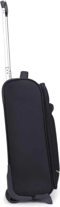 Decent Handbagage Koffer / Trolley / Reiskoffer - 50 Cm - 35 Liter - Polyester - Super-Light - Zwart -Bagage Kortingen Winkel 349x1200