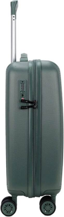 Decent Handbagage Koffer / Trolley / Reiskoffer - 55 Cm - 38 Liter - ABS - Tranporto - Groen -Bagage Kortingen Winkel 354x1200 2