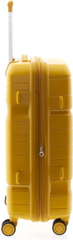 Gladiator Boxing Middelgrote Koffer Expandable 67 Cm 70/80 Liter TSA Slot - Kurkumageel -Bagage Kortingen Winkel 366x1200 1