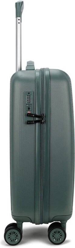 Decent Handbagage Koffer / Trolley / Reiskoffer - 55 Cm - 38 Liter - ABS - Tranporto - Groen -Bagage Kortingen Winkel 366x1200