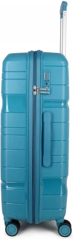 Decent ONE-CITY Large Koffer - 76 Cm - TSA Slot - Petrol -Bagage Kortingen Winkel 367x1200 1