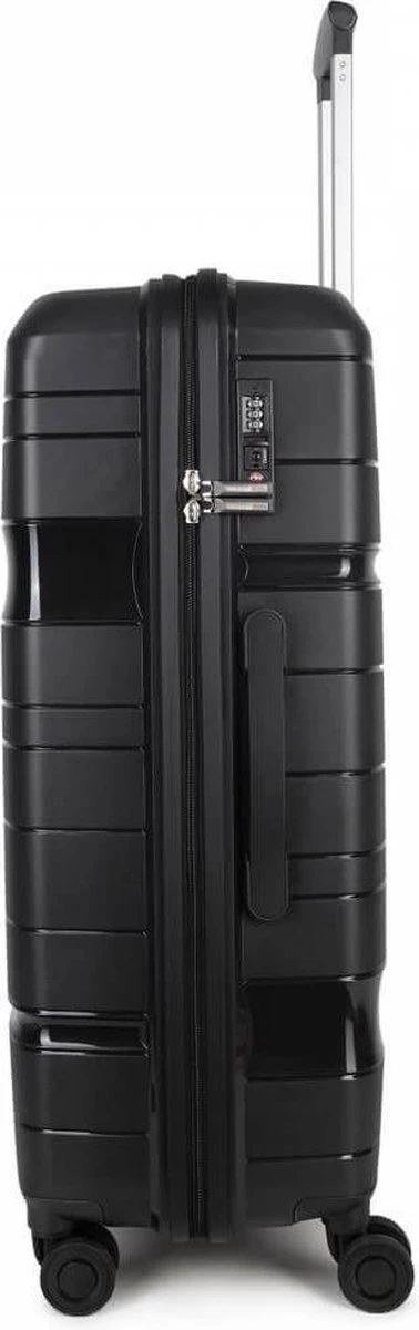 Decent ONE-CITY Large Koffer - 76 Cm - TSA Slot - Zwart 17 Decent ONE-CITY Large Koffer - 76 Cm - TSA Slot - Zwart - Afbeelding 15