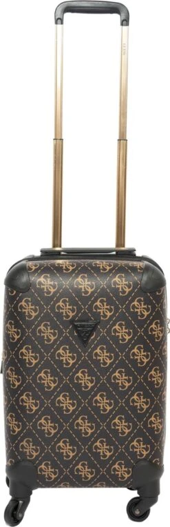 Guess Berta 18 In 4 Wheeler Dames Reiskoffer - Bruin -Bagage Kortingen Winkel 388x1200