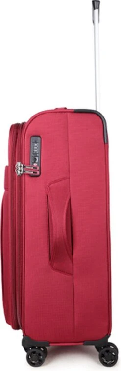 Decent D-Upright Handbagage Koffer - 55 Cm - TSA Slot - Bordeaux Rood -Bagage Kortingen Winkel 391x1200 2