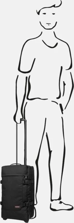 Eastpak TRANVERZ S Reiskoffer, Handbagage (51 X 32.5 X 23 Cm) - Black -Bagage Kortingen Winkel 398x1200 2