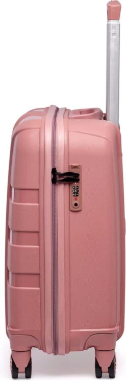 ©TROLLEYZ - Paris No.5 - Trolley - 55cm Met TSA Slot - Dubbele Wielen - 360° Spinners - 100% Polypropyleen - Handbagage Koffer In Rose Blush 27 ©TROLLEYZ - Paris No.5 - Trolley - 55cm Met TSA Slot - Dubbele Wielen - 360° Spinners - 100% Polypropyleen - Handbagage Koffer In Rose Blush -Bagage Kortingen Winkel 398x1200 3
