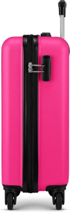 BHPPY - Flamingo Pink - Handbagage (55 Cm) -Bagage Kortingen Winkel 399x1200 2