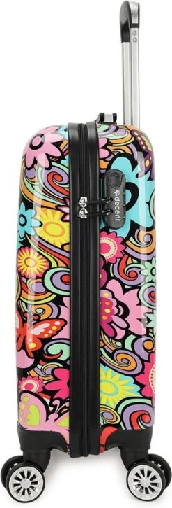 Decent Forenza Handbagage Koffer - 55 Cm - Flowers -Bagage Kortingen Winkel 408x1200