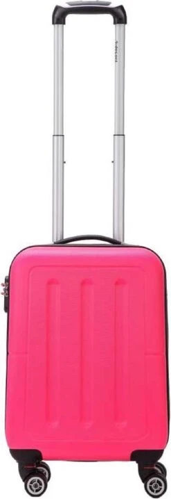 Decent Handbagage Koffer / Trolley / Reiskoffer - 50 Cm - 32 Liter - ABS - Neon-Fix - Roze 37 Decent Handbagage Koffer / Trolley / Reiskoffer - 50 Cm - 32 Liter - ABS - Neon-Fix - Roze -Bagage Kortingen Winkel 413x1200