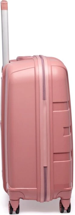 ©TROLLEYZ - Paris No.5 - Reiskoffer - 69cm Met TSA Slot - Dubbele Wielen - 360° Spinners - 100% Polypropyleen - Reiskoffer In Rose Blush -Bagage Kortingen Winkel 423x1200 5