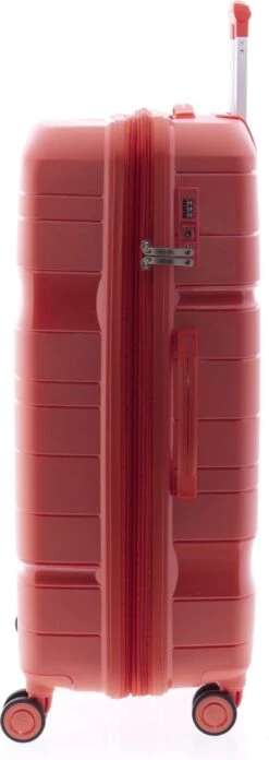 Gladiator Boxing Middelgrote Koffer Expandable 67 Cm 70/80 Liter TSA Slot - Koraalrood -Bagage Kortingen Winkel 426x1200