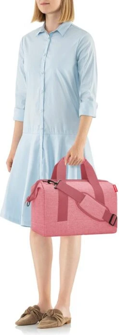 Reisenthel Allrounder M Reistas Sporttas - 18L - Twist Berry Roze -Bagage Kortingen Winkel 429x1200 4