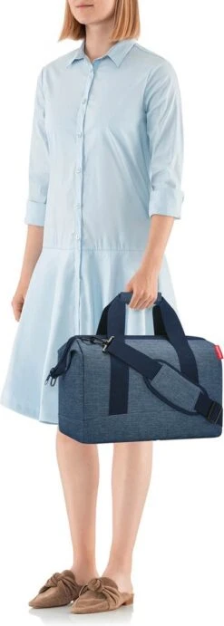 Reisenthel Allrounder M Reistas Sporttas - 18L - Twist Blue Blauw -Bagage Kortingen Winkel 429x1200 8