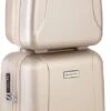 CarryOn Skyhopper Handbagage En Beautycase - 55cm TSA Trolley En Make-up Koffer - Champagne